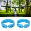 2Pcs Aluminum Alloy Grips Clamping Rings, Beautiful Practical Lock On Clamps for 22.2mm Handlebar (Blue) view 4