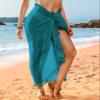 Eicolorte Cover Up Skirt Open Front Swimsuit Wrap Cover Ups Summer Beach Skirts With Slit For Women view 3