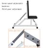 RWGOVLU Dumbbell Stool Abdominal Exercise Chair Home Multifunctional Black & White Abs Board Commercial Sit-Ups Fitness Equipment view 3