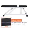 RWGOVLU Dumbbell Stool Abdominal Exercise Chair Home Multifunctional Black & White Abs Board Commercial Sit-Ups Fitness Equipment view 4