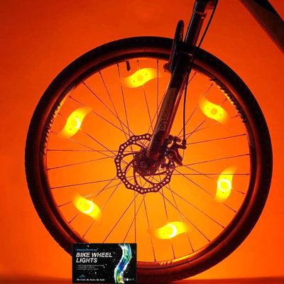 Bike Wheel Spoke Lights 6-Pack with Batteries Included, Kid Bicycle Accessories for Boys Girls with 3 Lighting Modes, Easy to Install Spoke Decorations