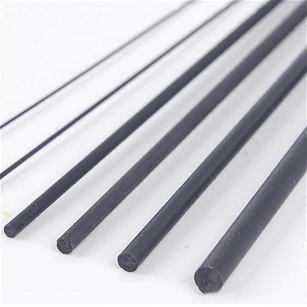 1/3pcs 1-10mm*10cm Fishing Rod Repair Carbon Fiber Stick Pole Building Kit Wrapping Thread Saltwater Freshwater Spinning Casting Rod (Size : 7mmx100mm, Style : 3pcs)