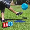 Fancemot Kickball Set with Bases and Ball - 8.5" Kickball, Rubber Throw Down Bases, Sports Traning Cones, 7" Pump and 14" Scoreboard - Perfect for Playground and Backyard Game view 3
