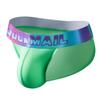 JOCKMAIL Men's Underwear Briefs Men's Sexy Underwear Breathable Mesh Briefs Low Rise Briefs (US, Alpha, XX-Large, Regular, Regular, Green) view 2