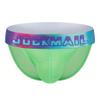 JOCKMAIL Men's Underwear Briefs Men's Sexy Underwear Breathable Mesh Briefs Low Rise Briefs (US, Alpha, XX-Large, Regular, Regular, Green) view 3