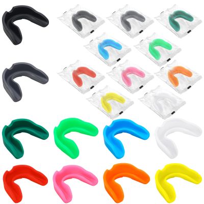 Frienda Sport Mouth Guards Mouthguard 10 Pcs Gum Mouth Guard Teeth Armor Game Guard for Boxing Basketball Football Hockey Karate Basketball Rugby Match