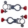 2 Pcs Fishing Chair Umbrella Holder Outdoors Umbrella Clamp Stand 360-degree Rotatable Random color(foldable) view 1