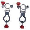 2 Pcs Fishing Chair Umbrella Holder Outdoors Umbrella Clamp Stand 360-degree Rotatable Random color(foldable) view 3