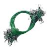 Fishing Wire Lure Wire Stainless Steel Trace Wire Main 30CM Line Fishing Tackle for Pike Hidden Main Line Prevent Outdoor Fishing Equipment Green 100PCS. view 1