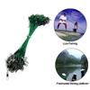 Fishing Wire Lure Wire Stainless Steel Trace Wire Main 30CM Line Fishing Tackle for Pike Hidden Main Line Prevent Outdoor Fishing Equipment Green 100PCS. view 2