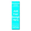 Vyxonia Add Your Design Customize Skateboard Grip Tape 9"x33"Inch Personalized Scooter Stickers with Picture Text Image Logo Custom Non Slip Skateboard Tape Gifts for Friends, Cyan view 1