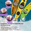 NEW-Vi Anti-Slip Kayak Seat Cushion - Waterproof Thicken Gel Boat Kayak Canoe Rowing Stadium Pad for Sit in Kayak Chair Kayak Accessories Equipment Gear for Fishing Kayak (Blue+Grey) view 3