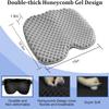 NEW-Vi Anti-Slip Kayak Seat Cushion - Waterproof Thicken Gel Boat Kayak Canoe Rowing Stadium Pad for Sit in Kayak Chair Kayak Accessories Equipment Gear for Fishing Kayak (Blue+Grey) view 4