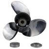 AQUAMAN Boat Outboard Propeller 10 3/8x14 for Mercury Engine 25/30/35/40/45/50/55/60/70HP,13 Spline Tooth RH Stainless view 1