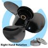 AQUAMAN Boat Outboard Propeller 12 1/4x9 for Mercury Engine 25/30/35/40/45/50/55/60/70HP,13 Spline Tooth,RH,Part NO.48-87818A45 view 3