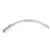 Grimmstr 50 Pieces Bike Folding Cycling V Brake Noodle Linear Pull Brake Cable Guide Hose 90 Degree Bicycle Brake Parts, Silver view 2