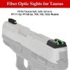 JORMIX No-Tritium Fiber Optic Sights for Taurus G2C, G2S, G3 w/o,PT111 G2, PT140 G2, 740, 709, TX22 Taurus G2S Sights Red Green Dot Fiber Optic Sights for Handguns Pistols with Assembly Tools (Green) view 2