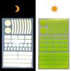 KUYYFDS Reflective Sticker Waterproof Warning Bike Adhesive Reflective Tape Night Safety Decal 42PCS Yellow Equipment view 2