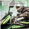 KUYYFDS Reflective Sticker Waterproof Warning Bike Adhesive Reflective Tape Night Safety Decal 42PCS Yellow Equipment view 4