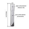 KUYYFDS Stems, Bike Stem Riser Extender Stem Riser Adapter Aluminum Bike Fork Stem Quill Riser Extende Bike Stem Heads Up Raiser Handlebar Adapter 22.2mm, Silver view 3