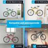 Bike Rack Garage,Bike Wall Mount Hanger Horizontal Bike Hanger Cycling Wall Mounted Holder Hook Bike Rack Heavy Duty to 30Kg view 4