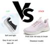 NineFit Basics Women's Woven Orthopedic Breathable Soft Shoes Slip on Trainers Sneaker Mesh Lightweight Sole Walking Shoes, EU 40/UK 6/US 8.5 view 2