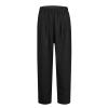 Linen Pants Women High Waisted Petite Womens Linen Pants with Pockets High Waist Comfy White Gauze Pants Casua Lightweight Loose Trousers Boho Clothes for Women Lightweigt Beach Harem Pants view 3