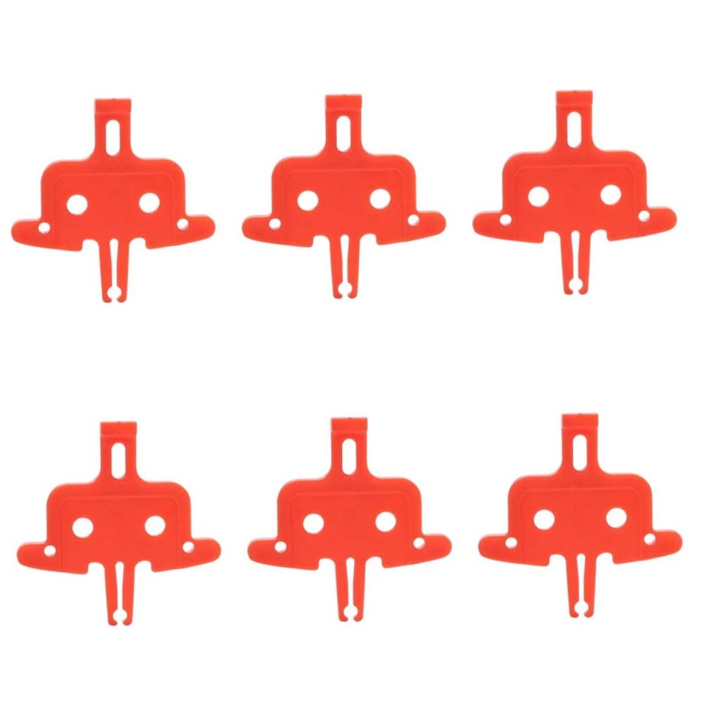 KUYYFDS Bicycle Brake Pads, Bicycle Brake Spacer Bike Disc Brake Pads Hydraulic Oil Pressure Disc Protector 6PCS 46mm