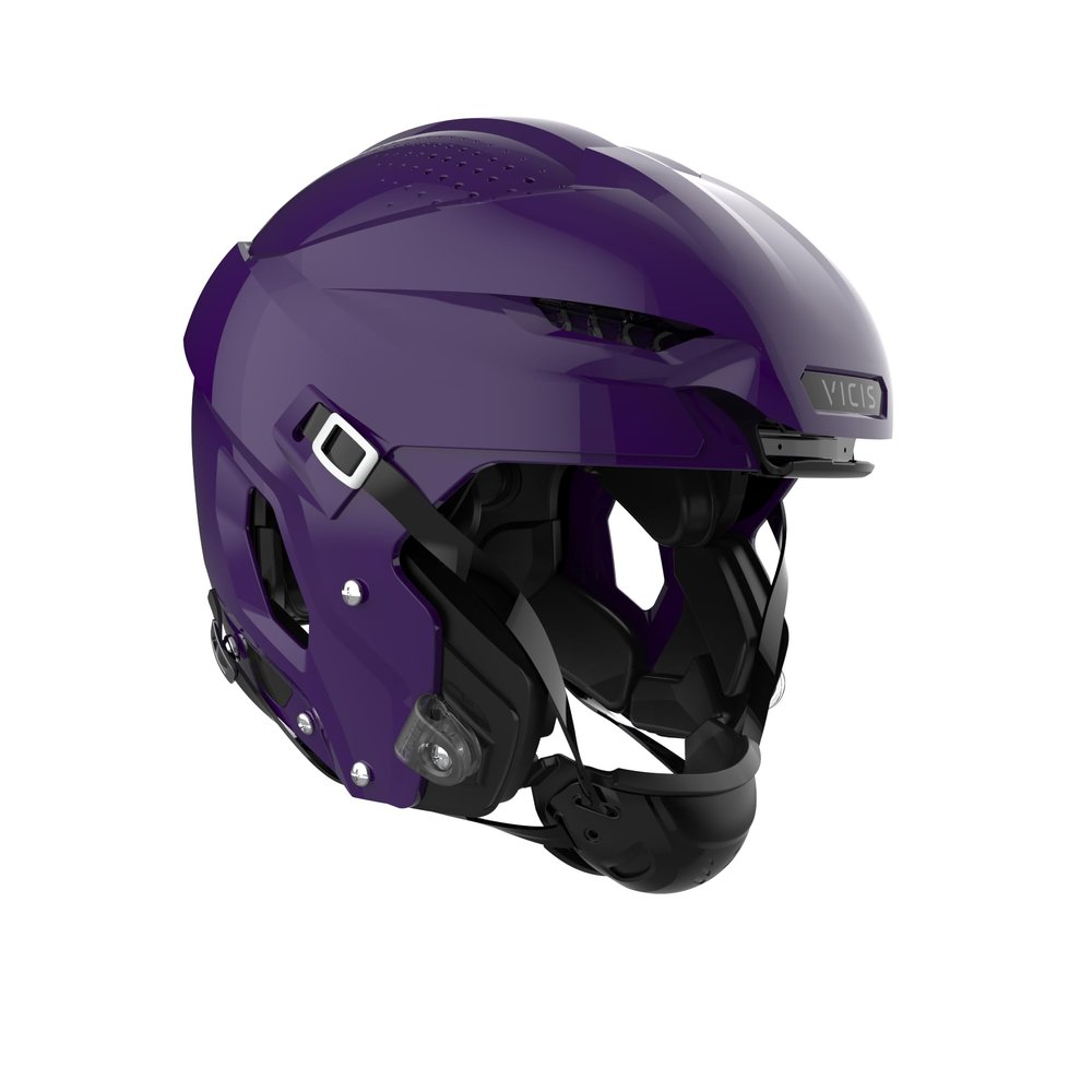 ZERO2 Trench Helmet  No Facemask Attached, X-Large, Molded Gloss Purple