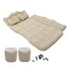 ABSOPRO Inflatable Car Air Mattress, Back Seat Bed, Car Camping Air Mattress, Air Pump Included, 67" L x 43" W, Beige, Twin view 1