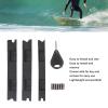 CHEOTIME Fin Box Converter, Professional Plastic Adapter Easy Installation Surfboard Fin Plug Adapter with Fin Key Screws for Future 3pcs view 3