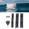 CHEOTIME Fin Box Converter, Professional Plastic Adapter Easy Installation Surfboard Fin Plug Adapter with Fin Key Screws for Future 3pcs view 4