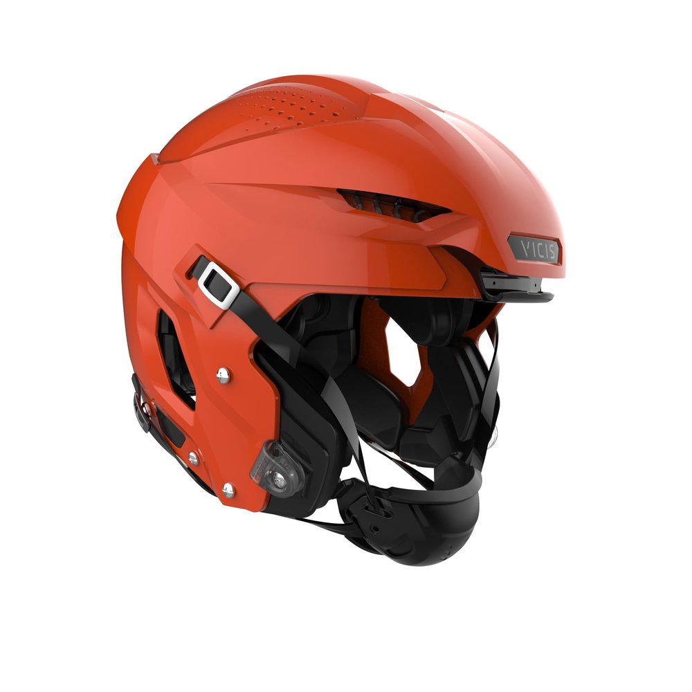 ZERO2 Trench Helmet  No Facemask Attached, X-Large, Molded Gloss Orange