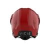 ZERO2 Trench Helmet  No Facemask Attached, Large, Molded Gloss Scarlet view 4