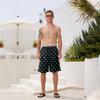 FT FENTENG Mens Swim Trunks, Blue Grey Shark Board Shorts Swimwear Bathing Suit with Mesh Lining, Funny Hawaii Quick Dry Beach Shorts for Swimming, 3X-Large view 3