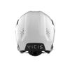ZERO2 Helmet No Facemask Attached, Large, Molded Gloss White view 4