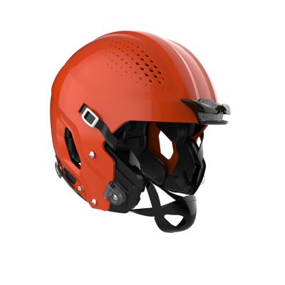 ZERO2 Youth Helmet  No Facemask Attached, X-Large, Molded Gloss Orange