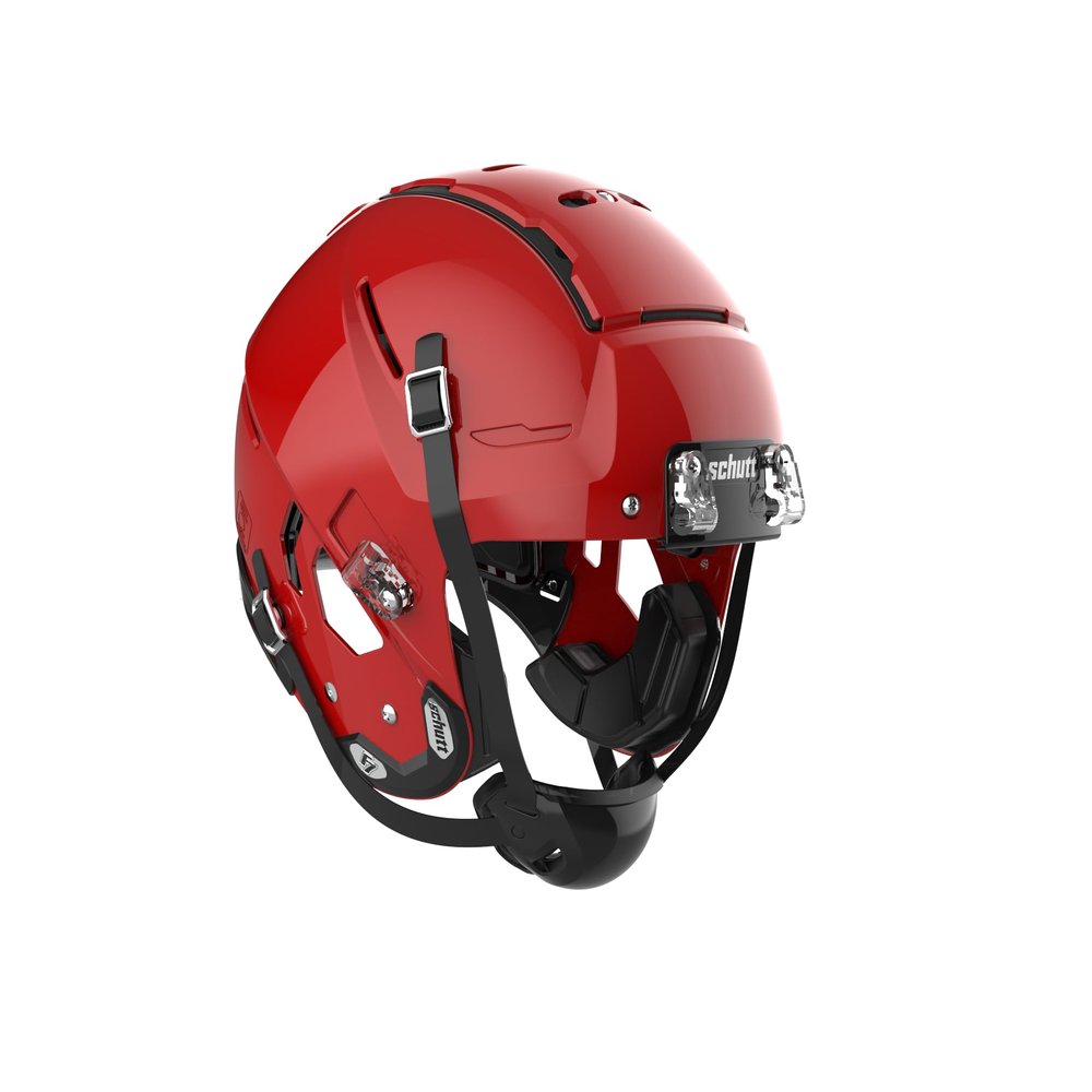 F7 2.0 Collegiate Helmet  No Facemask Attached, Medium, Molded Gloss Scarlet