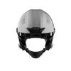 ZERO2 Helmet  No Facemask Attached, Medium, Metallic Silver view 2