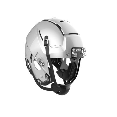 F7 2.0 Collegiate Helmet No Facemask Attached, X-Large, Metallic Silver