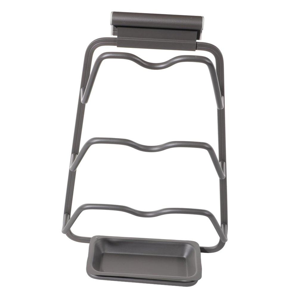 Toddmomy Dumbbell Holder Stand Wall-mounted Dumbbell Rack for Home Gym Easy Installation No Drill Upgraded Tray Gunmetal Finish