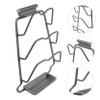Toddmomy Dumbbell Holder Stand Wall-mounted Dumbbell Rack for Home Gym Easy Installation No Drill Upgraded Tray Gunmetal Finish view 3