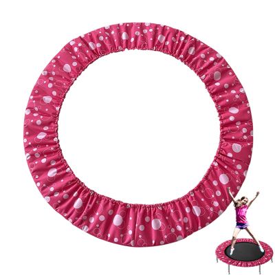 Trampoline Cover for Mini Trampoline Fitness Adults, 3 Layers Thickened & Widened Trampoline Replacement Mat, 800D Tear-Resistant Oxford Cloth Indoor Trampoline Accessories,Pink 2,137cm(55inch)