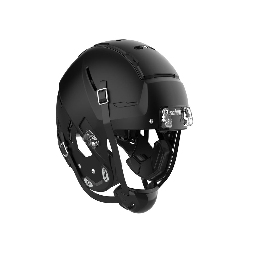 F7 2.0 Collegiate Helmet No Facemask Attached, Medium, Matte Black