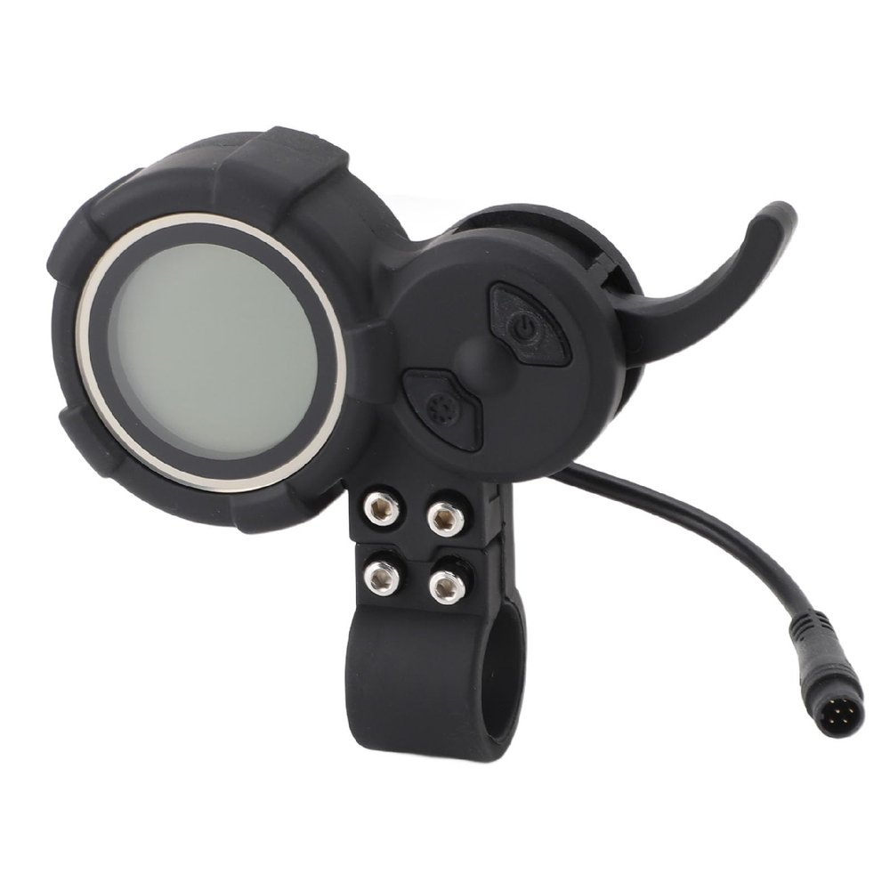 Electric LCD Display Meter for 10 Inch Scooter, 36?72V LCD Display Control Panel with 6 Pin Plug, Electric Display Meter Conversion Kit