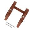 Outdoor Travel Blanket Strap - Durable Leather Picnic Blanket Roll Straps with Handle - for Camping Festivals Beaches and Picnics Portable Blanket Carry Strap for view 2