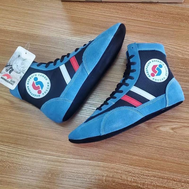 Amor est vitae essentia Wrestling Shoe Boxing Shoe Sambo Shoes Freestyle Wrestling Shoes Soft Sole EU-31