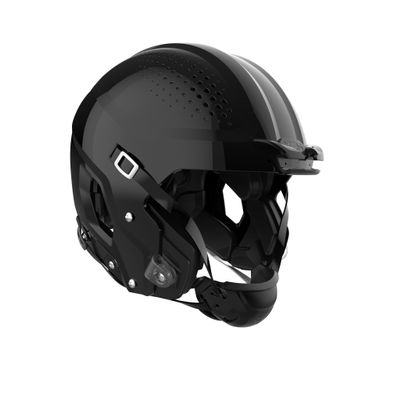 ZERO2 Helmet No Facemask Attached, Medium, Molded Gloss Black