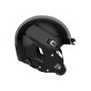 ZERO2 Helmet  No Facemask Attached, Medium, Molded Gloss Black view 3