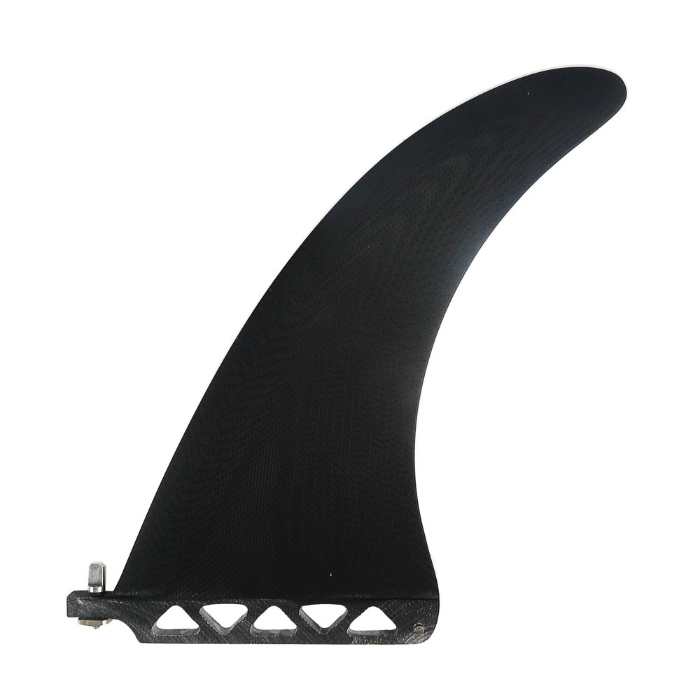 DNRJEWTA Surfboard Fins 9" Premium Fiberglass Surf & SUP Fin - Free No Tool Fin Screw - 9 Inch Center Fin Longboard, Surfboard & Paddleboard Surfing Accessories (Color : RB-023)